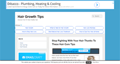 Desktop Screenshot of hair-growth-tips.biz