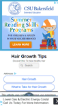 Mobile Screenshot of hair-growth-tips.biz